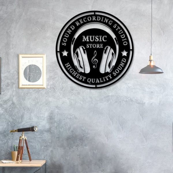 DINOZOZO Music Audio Studio Custom Metal Signs