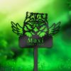 DINOZOZO Persian Cat Grave Marker Garden Stakes Cat Memorial Gift Cemetery Decor Custom Metal Signs2