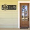 DINOZOZO Personalized Beehive Honey Farm Bee Farm Address Sign Custom Metal Signs3