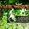 DINOZOZO Personalized Crow Bird Raven Address Sign Custom Metal Signs2