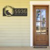 DINOZOZO Personalized Crow Bird Raven Address Sign Custom Metal Signs3