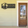 DINOZOZO Personalized Duck Loon Address Sign Custom Metal Signs3