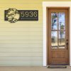 DINOZOZO Personalized Finch Bird on Tree Branch Address Sign Custom Metal Signs3