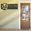 DINOZOZO Personalized Flying Ducks Address Sign Custom Metal Signs3