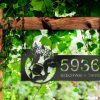 DINOZOZO Personalized Heifer Farm Ranch Address Sign Custom Metal Signs1