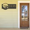DINOZOZO Personalized Horse Running Scene Address Sign Custom Metal Signs3