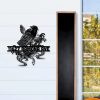 DINOZOZO Personalized Koi Fish Address Sign Custom Metal Signs3