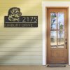 DINOZOZO Personalized Peeking Baby Beaver Address Sign Custom Metal Signs3