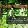 DINOZOZO Personalized Peeking Donkey Farm Animal Ranch Address Sign Custom Metal Signs2 1