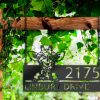 DINOZOZO Personalized Peeking Giraffe Address Sign Custom Metal Signs2