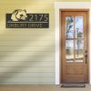 DINOZOZO Personalized Peeking Marten Wild Animal Wildlife Address Sign Custom Metal Signs3