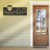 DINOZOZO Personalized Peeking Otter Wild Animal Wildlife Address Sign Custom Metal Signs3