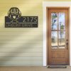 DINOZOZO Personalized Peeking Owl Address Sign Custom Metal Signs3 1