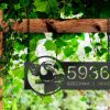 DINOZOZO Personalized Pelican Bird Address Sign Custom Metal Signs2