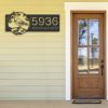 DINOZOZO Personalized Pigeon Bird on Tree Branch Address Sign Custom Metal Signs3 1