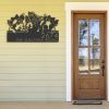 DINOZOZO Personalized Pigs Farmhouse Address Sign Custom Metal Signs3