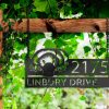 DINOZOZO Personalized Platypus Address Sign Custom Metal Signs2