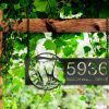 DINOZOZO Personalized Polar Bear Address Sign Custom Metal Signs2