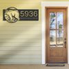 DINOZOZO Personalized Polar Bear Address Sign Custom Metal Signs3