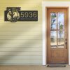 DINOZOZO Personalized Raccoon Address Sign Custom Metal Signs3