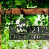 DINOZOZO Personalized Running Horse Mountain Forest Scene Address Sign Custom Metal Signs2
