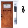 DINOZOZO Personalized Sea Horse Coastal Beach House Address Sign Custom Metal Signs2