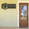 DINOZOZO Personalized Sea Turtle Address Sign Custom Metal Signs3