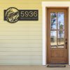 DINOZOZO Personalized Sea Turtle Address Sign Custom Metal Signs4