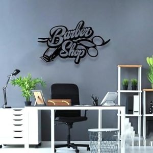 DINOZOZO Retro Barber Shop Business Custom Metal Signs