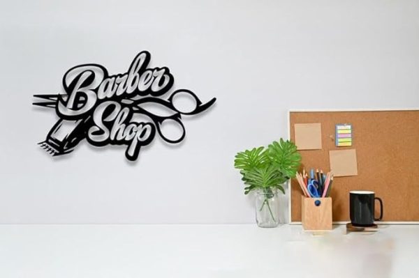 DINOZOZO Retro Barber Shop Business Custom Metal Signs