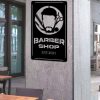 DINOZOZO Retro Barber Shop Hair Stylist Business Custom Metal Signs