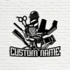 DINOZOZO Retro Vintage Barber Shop Business Custom Metal Signs