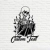 DINOZOZO Skeleton Reading Book Custom Metal Signs