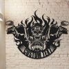 DINOZOZO Skull Motorcycle Biker Motorbike Custom Metal Signs2