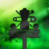 DINOZOZO Tailor Grave Marker Memorial Sign with Stake Sympathy Gifts for Loss of Loved One Custom Metal Signs3