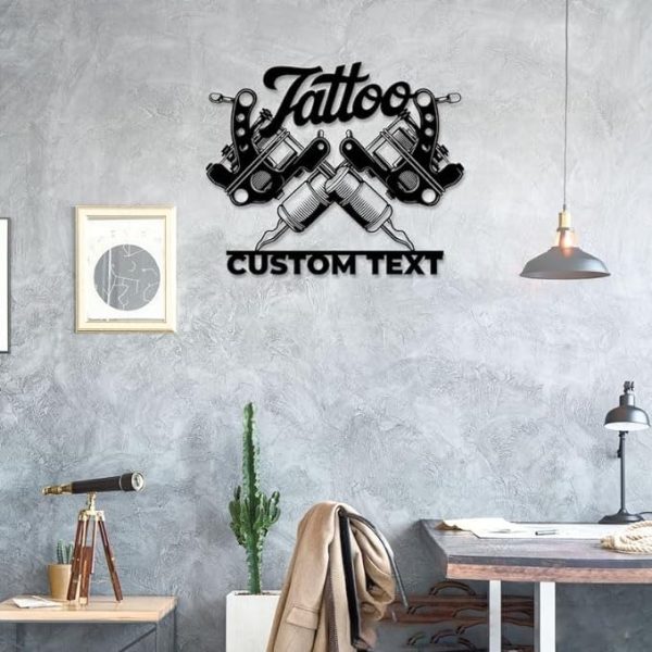 DINOZOZO Tattoo Artist Tattoo Studio Business Custom Metal Signs