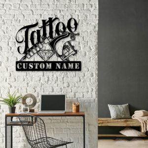 DINOZOZO Tattoo Artist Wall Art Business Custom Metal Signs3