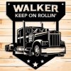 DINOZOZO Transport Truck Semi Truck Business Custom Metal Signs