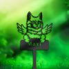 DINOZOZO Turkis Angora Cat Grave Marker Garden Stakes Cat Memorial Gift Cemetery Decor Custom Metal Signs2