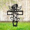 DINOZOZO Vizsla Dog Grave Marker Garden Stakes Forever Loved Dog Memorial Gift Cemetery Decor Custom Metal Signs2