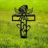 DINOZOZO Vizsla Dog Grave Marker Garden Stakes Forever Loved Dog Memorial Gift Cemetery Decor Custom Metal Signs3