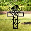 DINOZOZO Vizsla Dog Grave Marker Garden Stakes Forever Loved Dog Memorial Gift Cemetery Decor Custom Metal Signs4