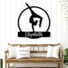 DINOZOZO Yoga Home Decor Gymnastics Fitness Yoga Studio Decor Business Custom Metal Signs