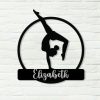 DINOZOZO Yoga Home Decor Gymnastics Fitness Yoga Studio Decor Business Custom Metal Signs2