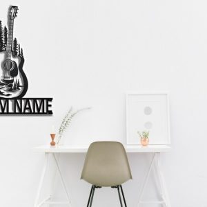 DINOZOZO Acoustic Guitar Guitarist Name Music Room Recording Studio Business Custom Metal Signs3