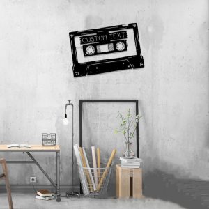 DINOZOZO Cassette Tape Recorder Player Tape Music Room Recording Studio Business Custom Metal Signs 2