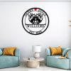 DINOZOZO Cats Couple V2 Wedding Anniversary Valentines Day Custom Metal Signs