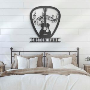 DINOZOZO Classic Guitar Player Guitarist Music Room Studio Decoration Custom Metal Signs