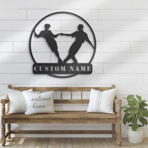 DINOZOZO Couple Dancing Wedding Valentines Day Anniversary Gift Classic Dancer Class Business Custom Metal Signs2