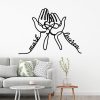 DINOZOZO Couple Hand Holding Heart Infinity Valentines Day Engagement Wedding Anniversary Gift Custom Metal Signs3